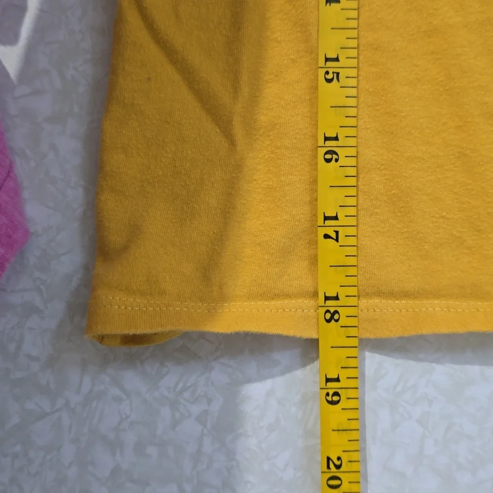 Children's Place Yellow Unicorn Heart‎ T-shirt Size Large 10/12
